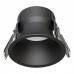 Foco empotrar LED fijo Redondo Ø80mm KONIC 8W 100º UGR19 IP54, Blanco ó Negro